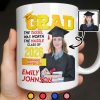The Tassel Was Worth The Hassle Class Of [Year] Graduation Cap - Personalized Custom Coffee Mug - GRAD361_MG