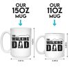 The Walking Dad - Dog Personalized Custom Mug - Gift For Pet Owners, Pet Lovers