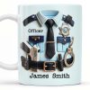 The World Needs More Officer Like You, Thank You - Personalized Custom Coffee Mug - GRAD294_MG