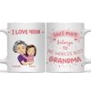 The World's Best Mom Grandma - Gift For Mother, Grandmother - Personalized Mug