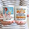 There Are 8 Billion Butts In The World But Yours Is My Favorite - Personalized Couple Mug - Gift For Couple