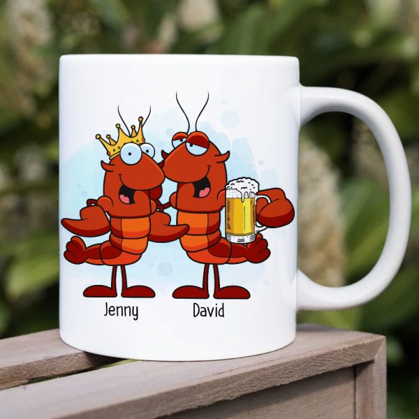 There Are Plenty Of Fish In The Sea But You Are My Lobster Personalized Mug, Gift For Couple
