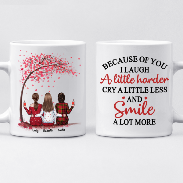 There Is No Greater Gift Than Friendship - Bestie Personalized Custom Mug - Gift For Best Friends, BFF, Sisters