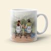 There're Plenty Of Fish In The Sea, Personalized White Mug, Gift For Couple