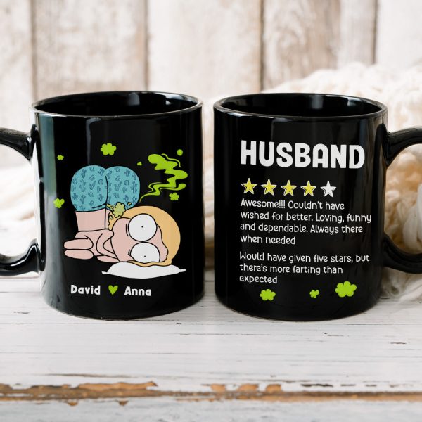 There's More Farting Than Expected- Gift For Couple-Personalized Coffee Mug- Funny Couple