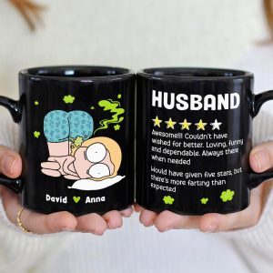 There's More Farting Than Expected- Gift For Couple-Personalized Coffee Mug- Funny Couple