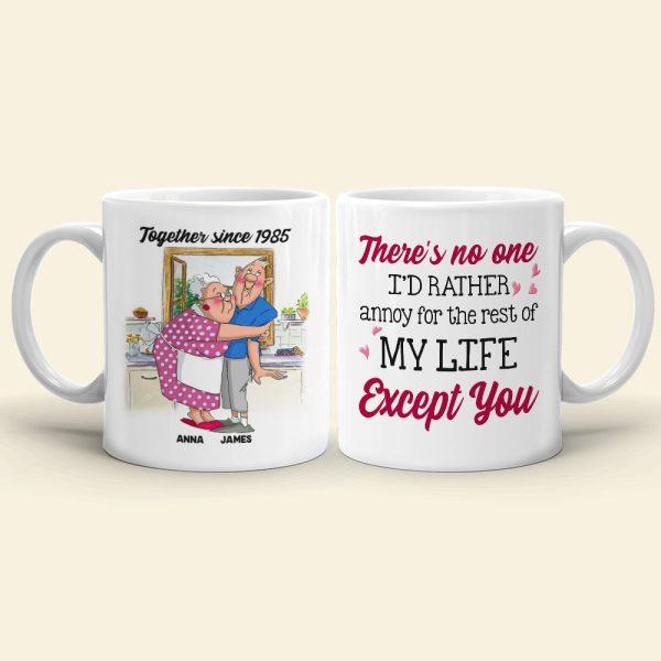 There's No One I'd Rather Annoy, Personalized Tumbler, Gifts For Couple