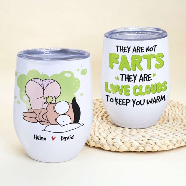 They Are Not Farts, Gift For Couple, Personalized Tumbler, Funny Couple Tumbler, Anniversary Gift