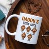 They Might Be Little Shits-Gift For Dad-Personalized Coffee Mug-Dad Coffee Mug