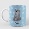 Things Get Better With Cat Hair Gift For Cat Mom Personalized Mug