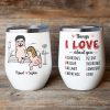 Things I Love About You - Personalized Couple Tumbler - Gift For Tumbler