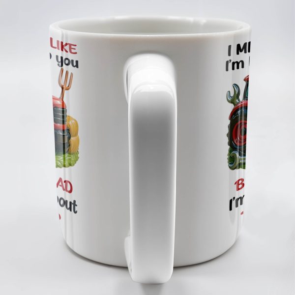 Thinking About Tractors Customizable Coffee Mug - Personalized Custom Coffee Mug - FAM370_MG
