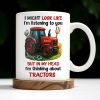 Thinking About Tractors Customizable Coffee Mug - Personalized Custom Coffee Mug - FAM370_MG