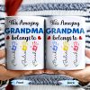 This Amazing Grandma Belongs To, Handprints - Personalized Custom Coffee Mug - GRM067_MG