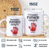 This Awesome Dad Grandpa Belongs To - Gift For Daddy, Father, Grandfather - 3D Inflated Effect Printed Mug, Personalized White Edge-to-Edge Mug