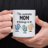 This Awesome Mom Belongs To 3D Inflated Mug Personalized Gift For Mother's Day HA75 892066