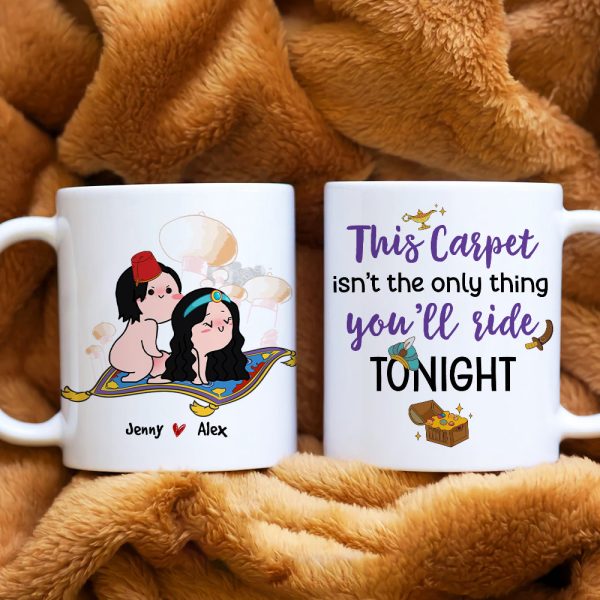 This Carpet Isn't The Only Thing You'll Ride Tonight, Personalized Couple Mug