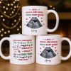 This Christmas Snuggled Up In Mommy's Belly, Baby Announcement - Personalized Custom Coffee Mug - XMAS208_MG