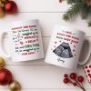 This Christmas Snuggled Up In Mommy's Belly, Baby Announcement - Personalized Custom Coffee Mug - XMAS208_MG
