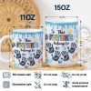 This Dad Grandpa Belongs To Handprints Icon - 3D Inflated Effect Printed, Personalized White Edge-to-Edge Mug