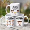 This Dad Mom Belongs To Cute Kid Face Personalized Coffee Mug