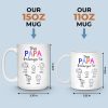 This Daddy Belongs - Family Personalized Custom Mug - Father's Day, Birthday Gift For Dad