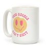 This Edible Ain't Shit Melting Smiley Coffee Mug