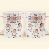 This Grandma Belongs To - Personalized Photo Mug
