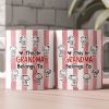 This Grandma Belongs To Doodle Watercolor - Personalized Mug