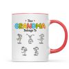 This Grandma Belongs To Drawing Personalized Mug