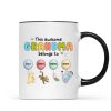 This Grandma Mom Belongs To Cute Characters Personalized Mug