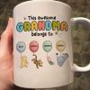 This Grandma Mom Belongs To Cute Characters Personalized Mug