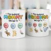 This Grandma Mom Belongs To Cute Characters Personalized Mug