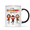 This Grandma Mom Belongs To Fall Season Personalized Mug