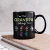 This Grandpa Belongs To - Personalized Mug