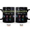 This Grandpa Belongs To - Personalized Mug