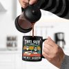 This Guy Has The Best Daughter Son - Personalized Black Mug