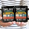 This Guy Has The Best Daughter Son - Personalized Black Mug