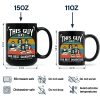 This Guy Has The Best Daughter Son - Personalized Black Mug