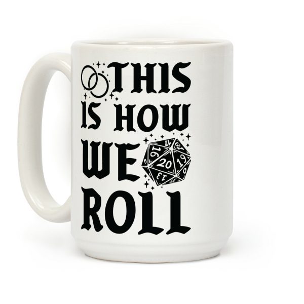 This is How We Roll Groom D20 Coffee Mug