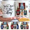 This Is Us Couple And Dog Personalized Coffee Mug