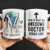 This Is What An Awesome Doctor Looks Like, Arrow and Text - Personalized Custom Coffee Mug - GRAD278_MG