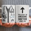 This Is What An Awesome Doctor Looks Like Stethoscope Mug - Personalized Custom Coffee Mug - DOC091_MG