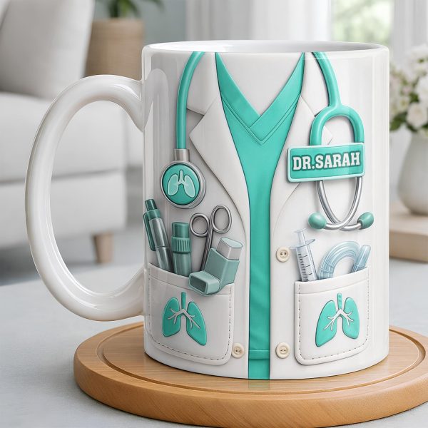 This Is What An Awesome Doctor Looks Like Stethoscope Mug - Personalized Custom Coffee Mug - DOC091_MG