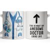 This Is What An Awesome Doctor Looks Like Stethoscope Mug - Personalized Custom Coffee Mug - DOC091_MG