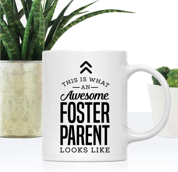 This Is What an Awesome Foster Parent Looks Like Coffee Mug Appreciation Gift