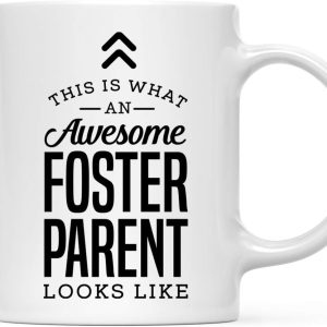 This Is What an Awesome Foster Parent Looks Like Coffee Mug Appreciation Gift