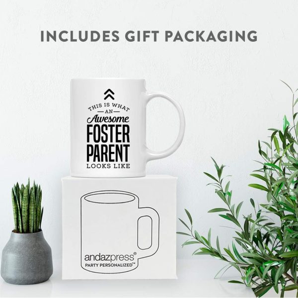 This Is What an Awesome Foster Parent Looks Like Coffee Mug Appreciation Gift