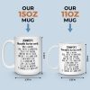 Thoughts During Work - Coworker Personalized Custom Mug - Christmas Gift For Coworkers, Work Friends, Colleagues