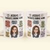 Thoughts During Work - Personalized Mug